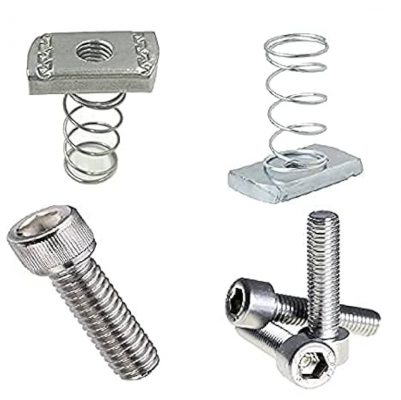 Solar Mounting Bolt And Spring Nut